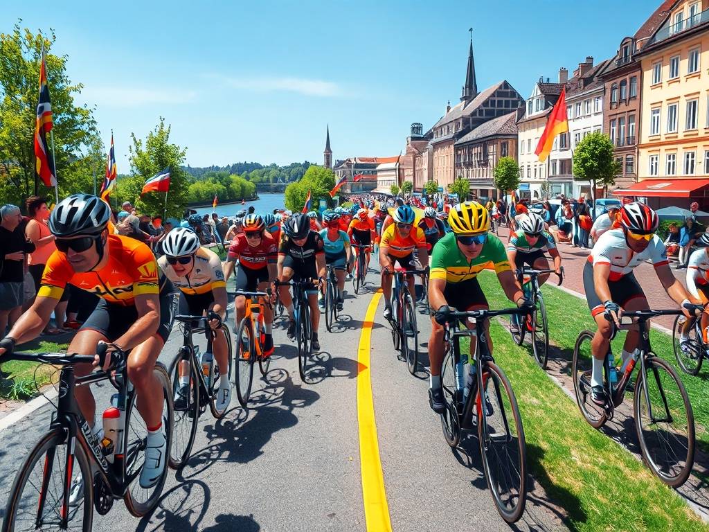Elbe River Cycling Races: Compete Along the River