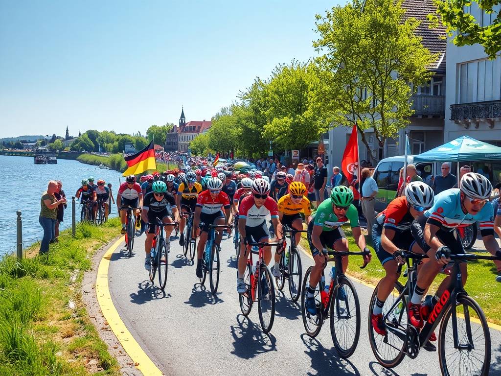 Elbe River Cycling Races: Compete Along the River