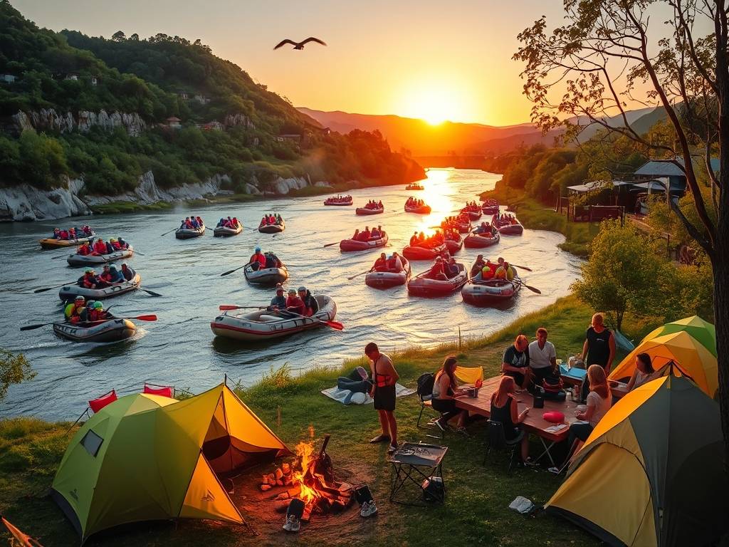 Elbe River Rafting Camping Trips: Adventure & Camping Combined(1)