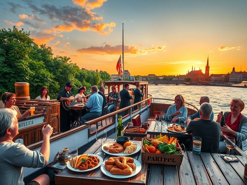 Elbe River Themed Boat Tours: Music, Food & More