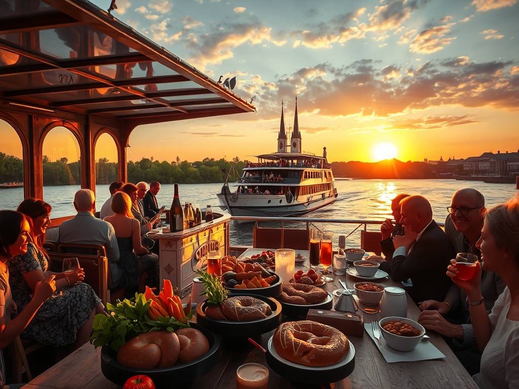 Elbe River Themed Boat Tours: Music, Food & More