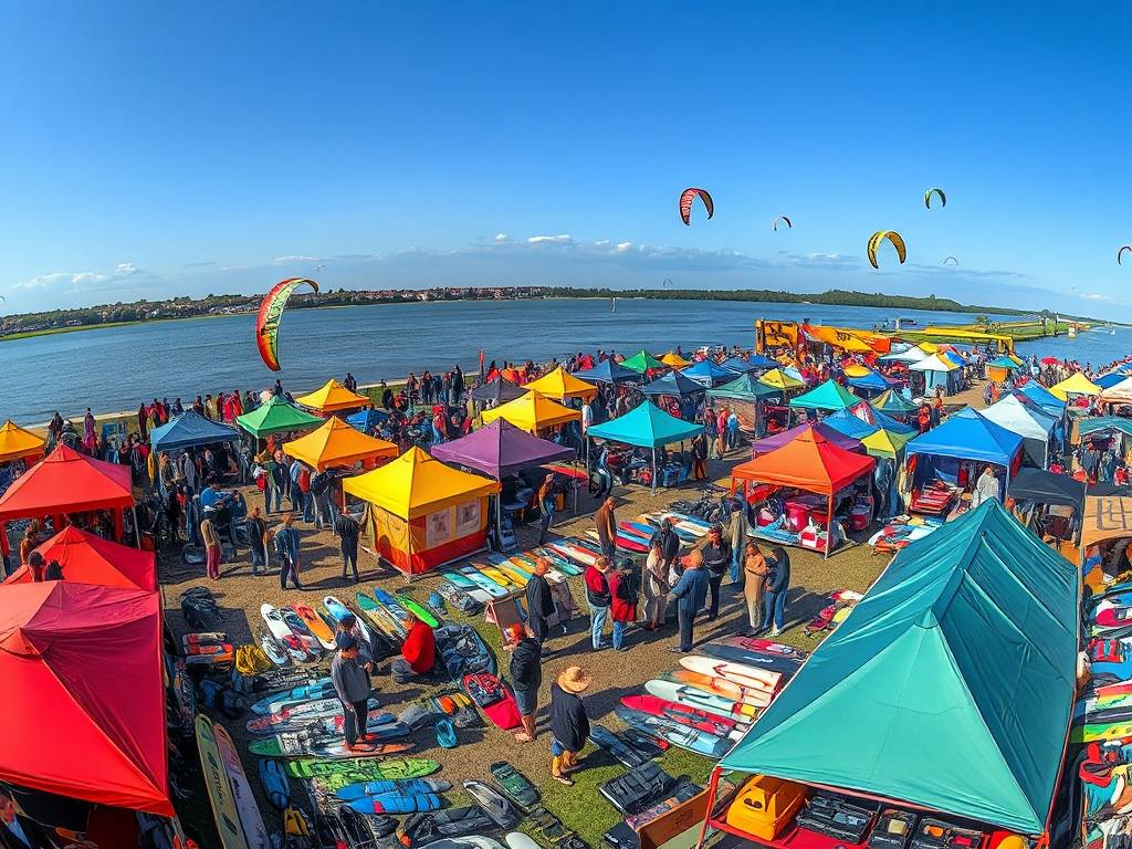 Elbe River Kiteboarding Gear Markets: Supplies for Adventure