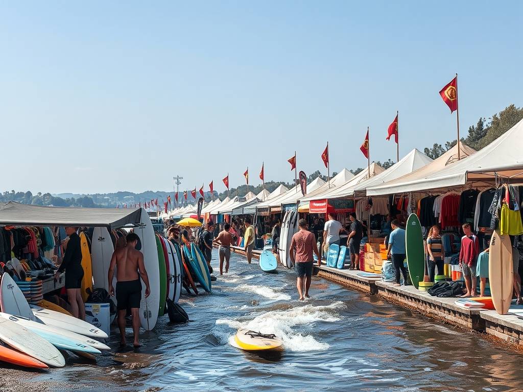 Elbe River Surfing Gear Markets: Supplies for Surfers