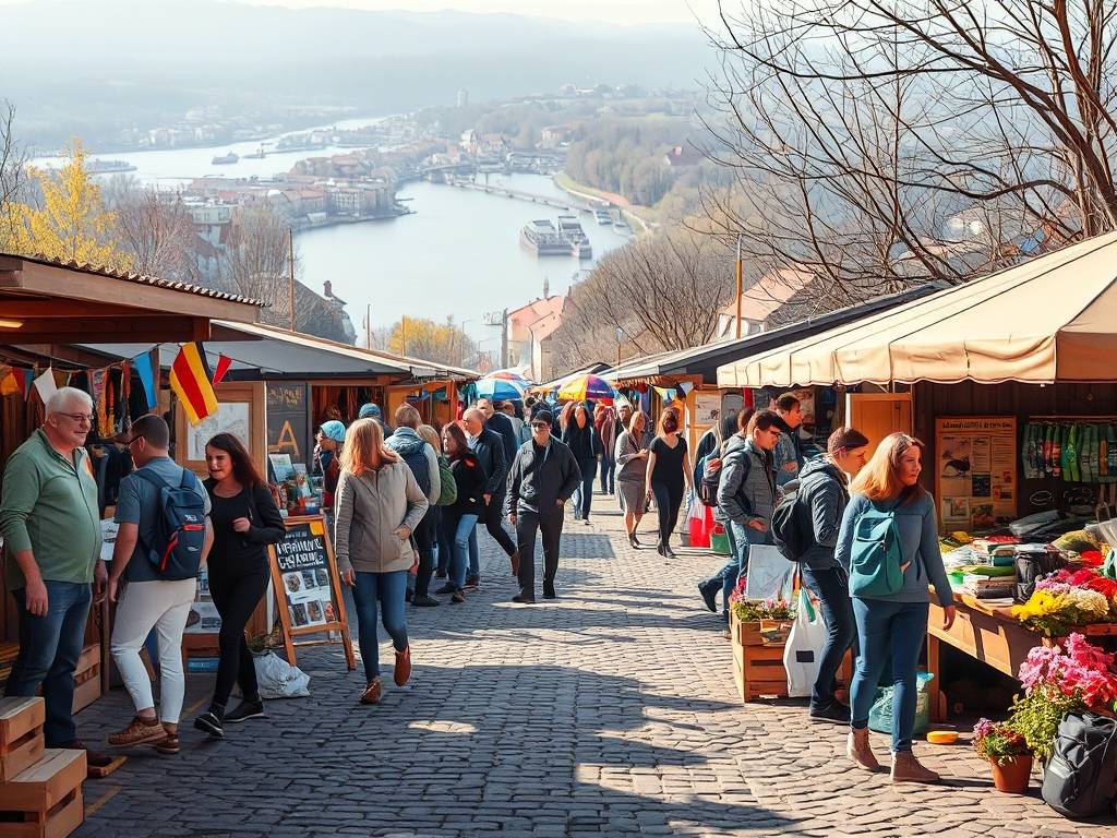 Elbe River Walking Gear Markets: Supplies for Strolls