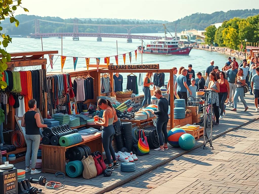 Elbe River Fitness Gear Markets: Supplies for Workouts(1)