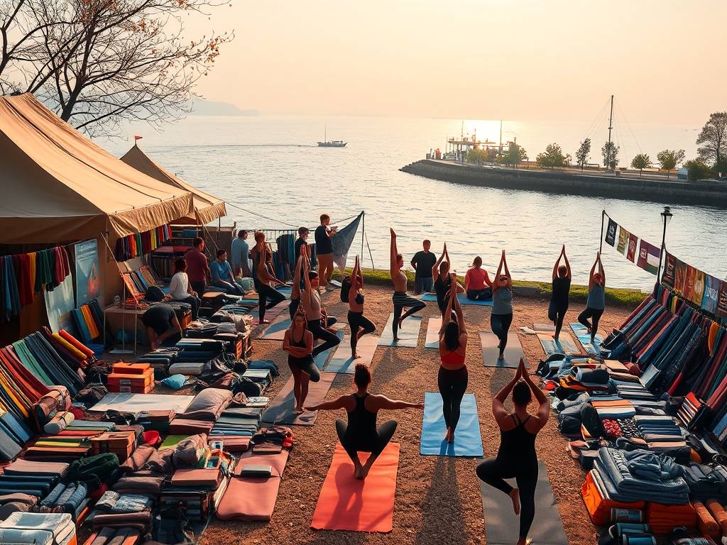 Elbe River Yoga Gear Markets: Equipment for Practice(1)