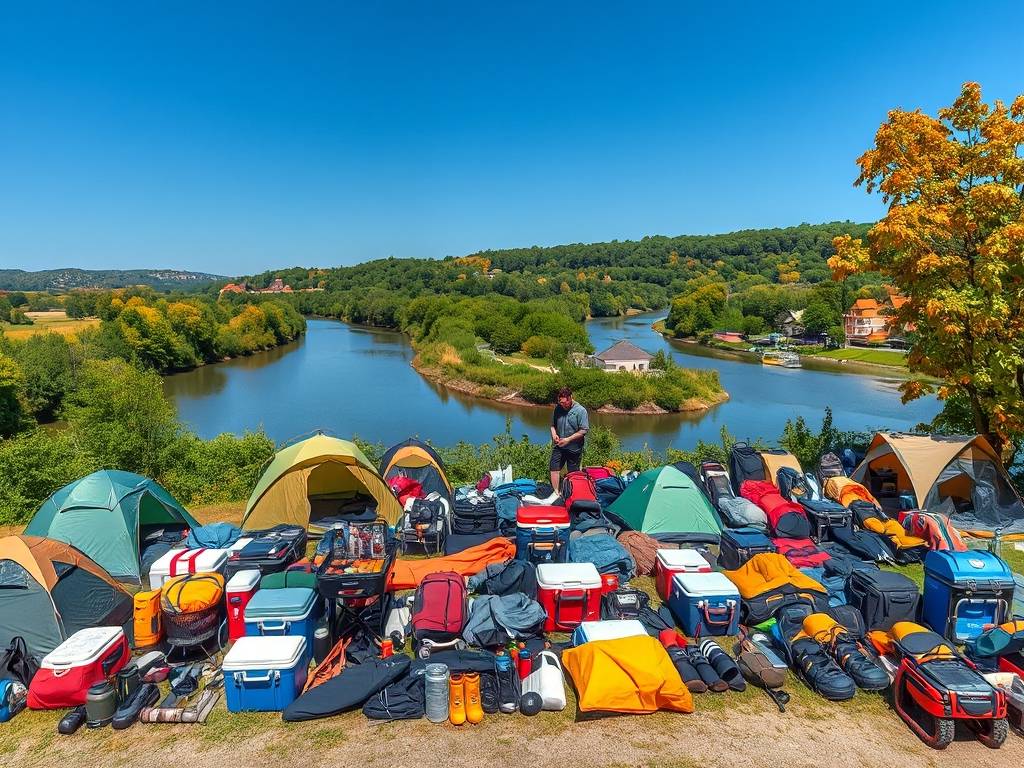 Elbe River Camping Equipment Markets: Supplies for Trips