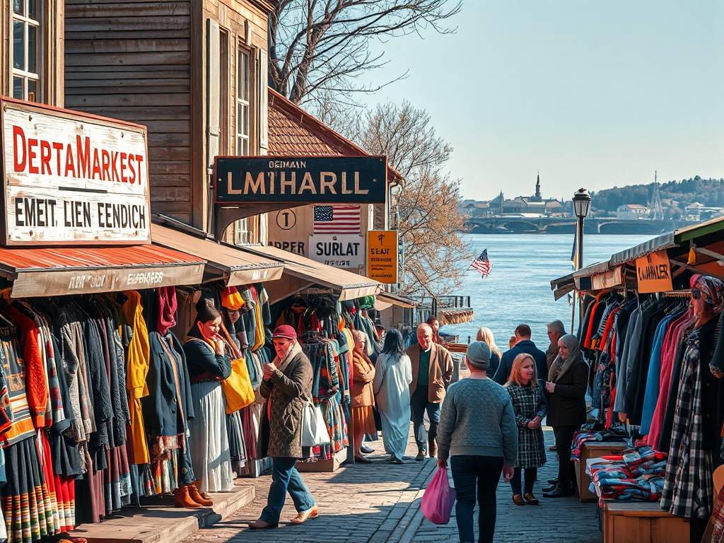 Elbe River Clothing Markets: Shop for Unique Apparel