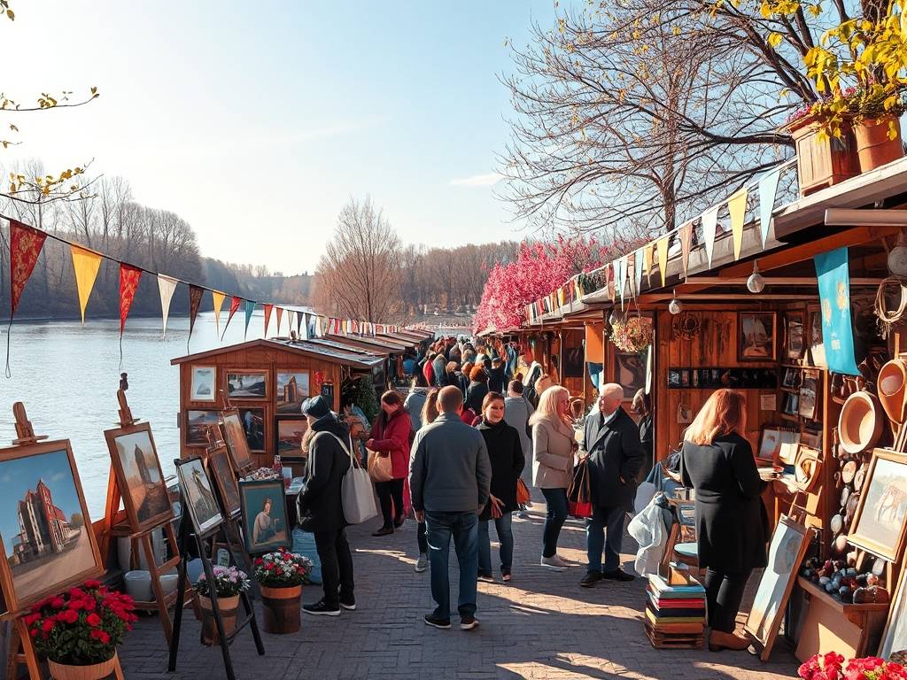Elbe River Art Markets: Buy Artwork from Local Artists