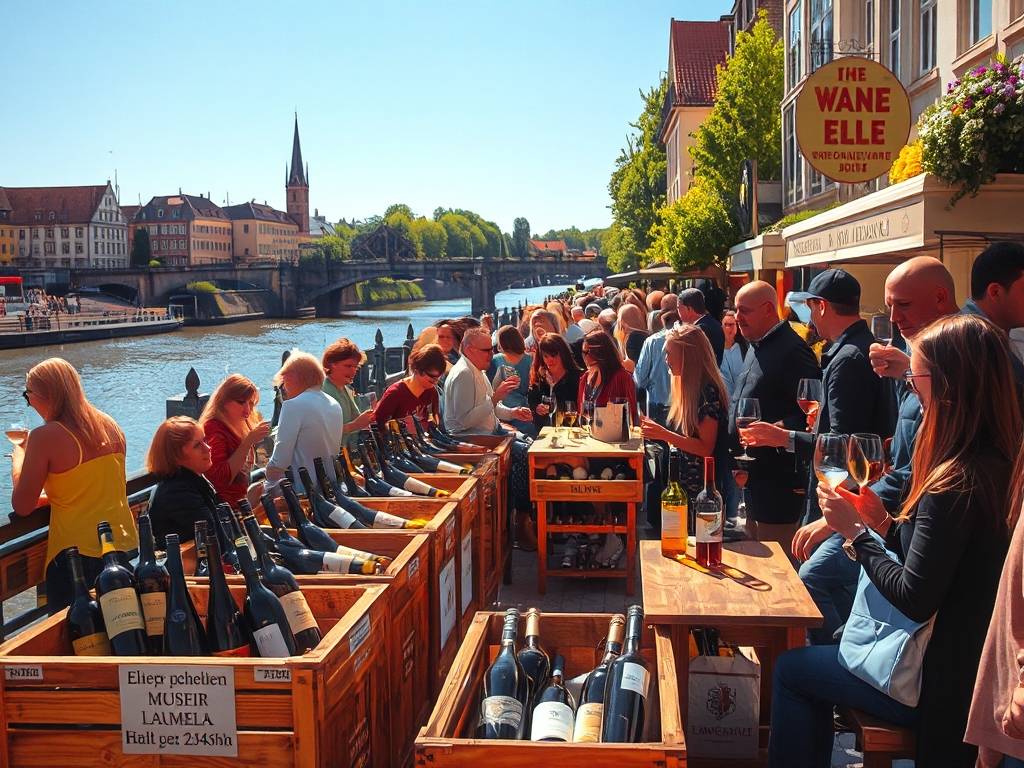 Elbe River Wine Markets: Taste Regional Wines