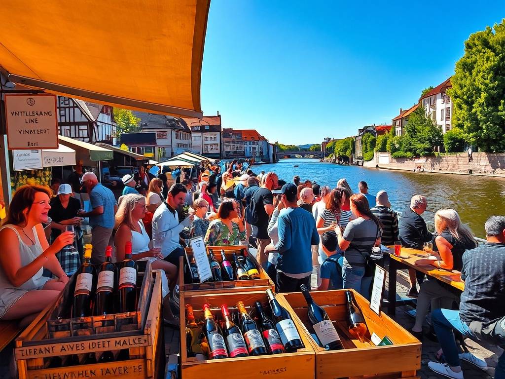 Elbe River Wine Markets: Taste Regional Wines(1)