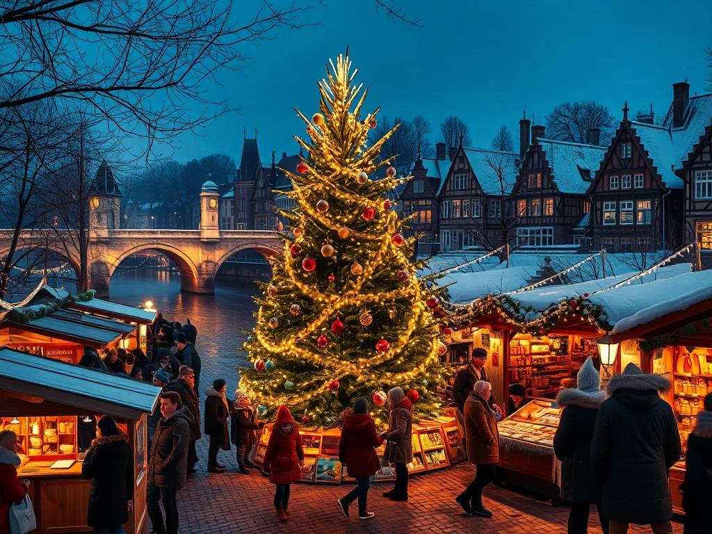 Elbe River Christmas Markets: Festive Shopping in Winter(1)