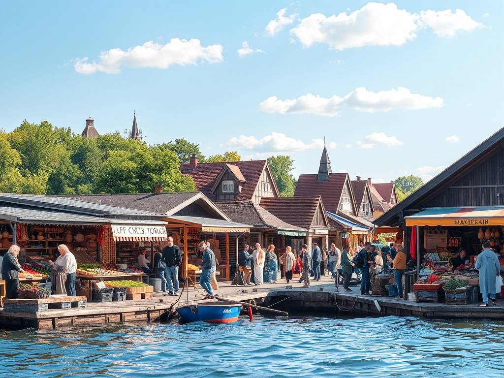 Elbe River Local Markets: Shop for Fresh Produce & Crafts
