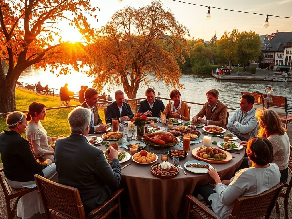 Elbe River Thanksgiving Dinners: Feast with River Views