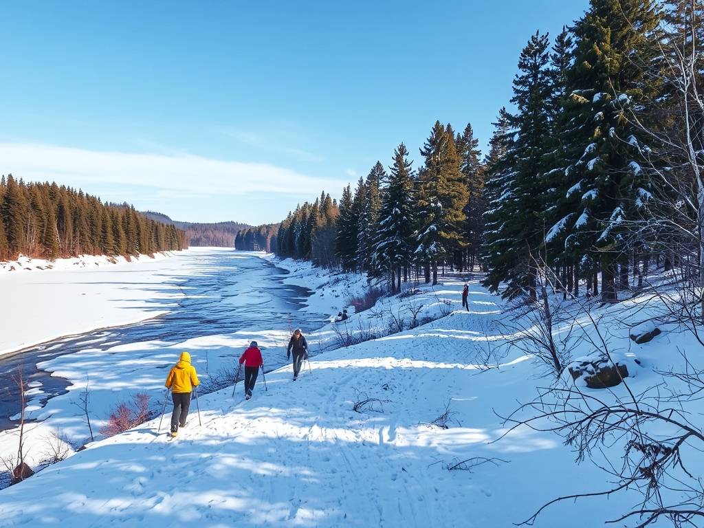 Elbe River Cross-Country Skiing Trails: Explore Winter Landscapes