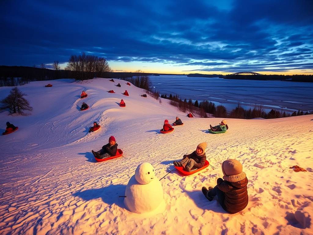 Elbe River Sledding Hills: Winter Adventures for Kids(1)