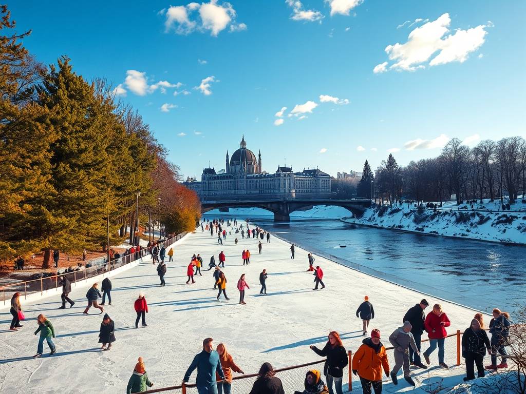 Elbe River Ice Skating Rinks: Skate in Scenic Areas