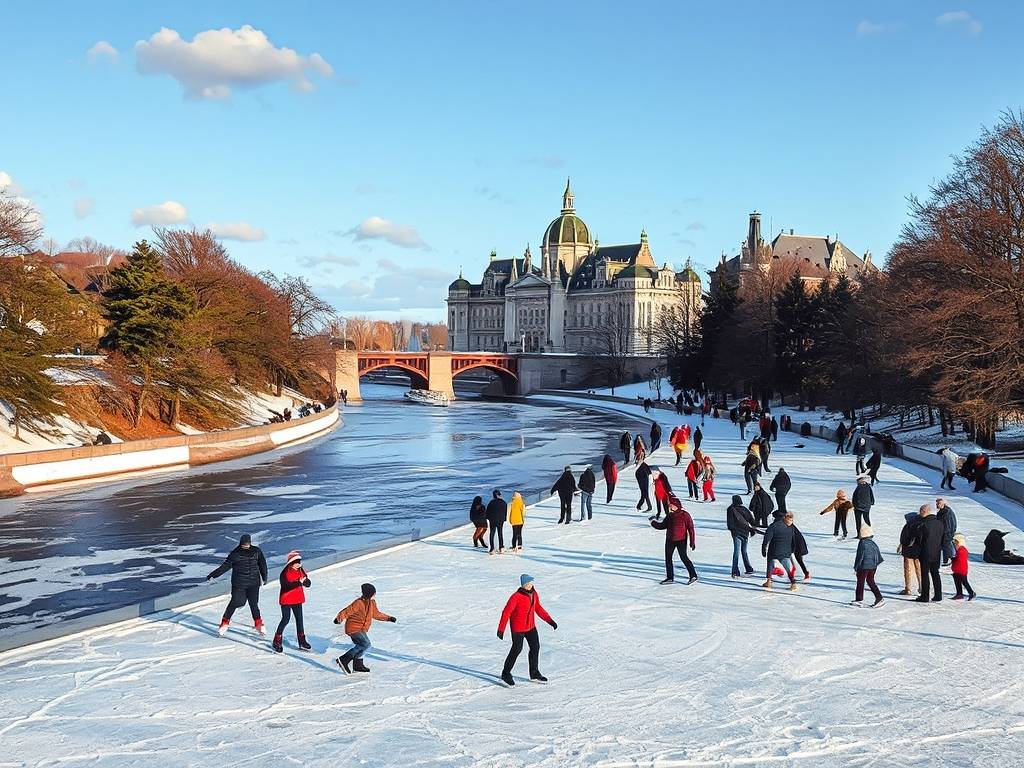 Elbe River Ice Skating Rinks: Skate in Scenic Areas(1)