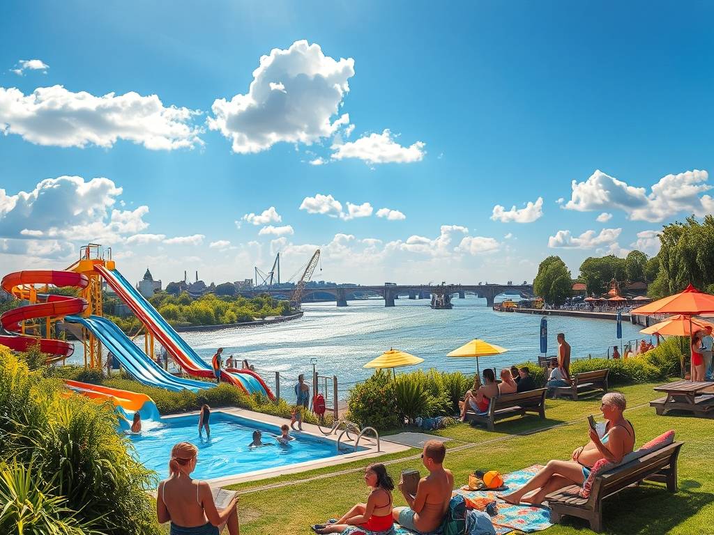 Elbe River Water Parks: Cool Off in the Summer