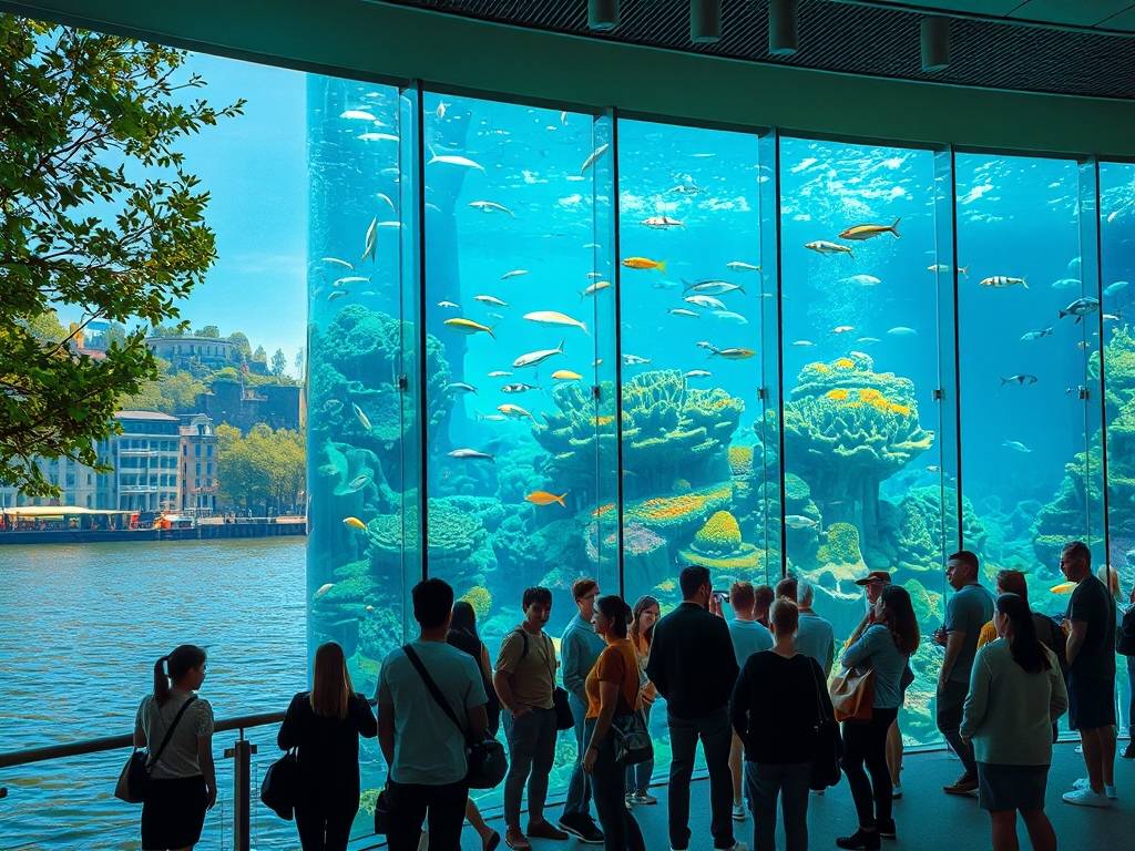 Elbe River Aquariums: See Marine Life Near the River