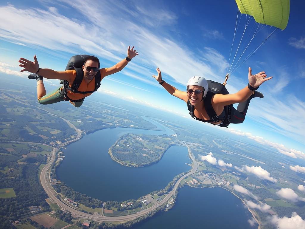 Elbe River Skydiving Experiences: Thrills Near the Water(1)