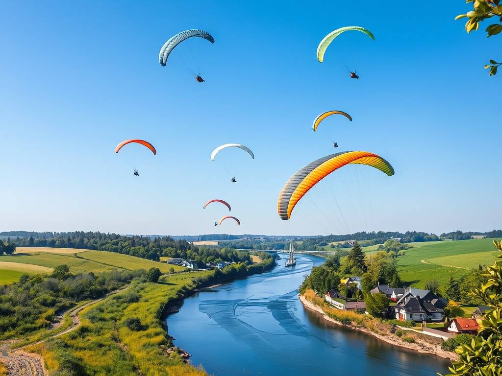 Elbe River Paragliding Tours: Adventure in the Sky