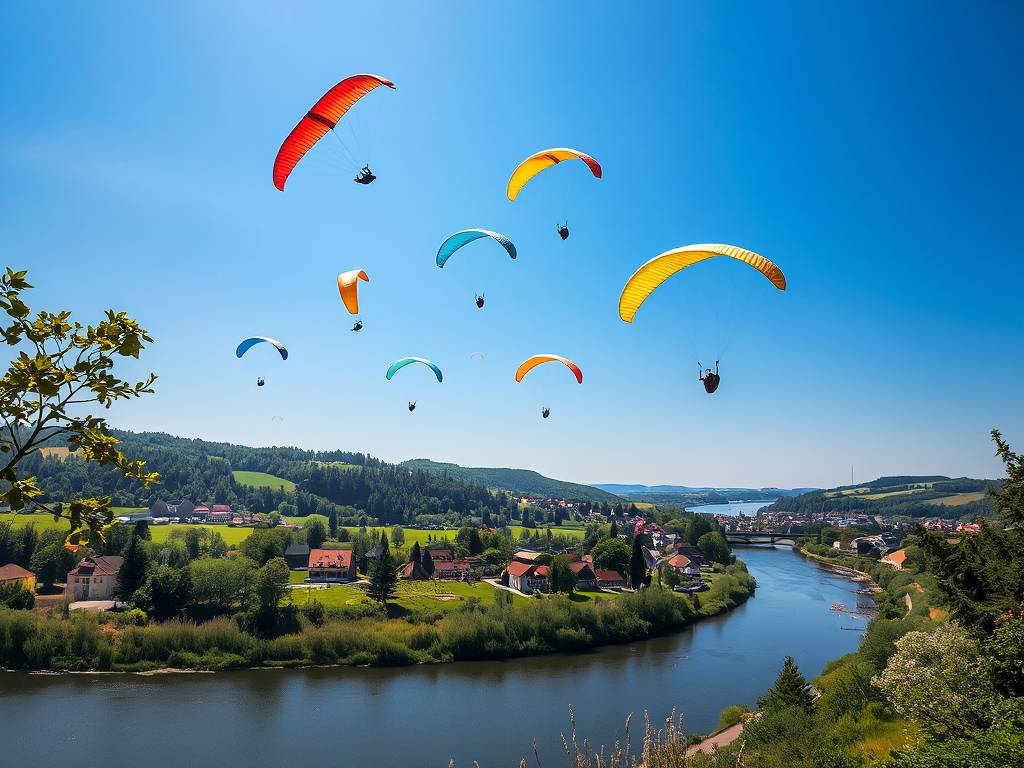 Elbe River Paragliding Tours: Adventure in the Sky(1)