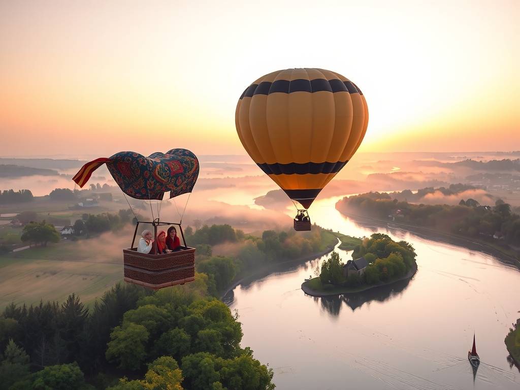 Elbe River Hot Air Balloon Tours: Float Over Scenic Areas