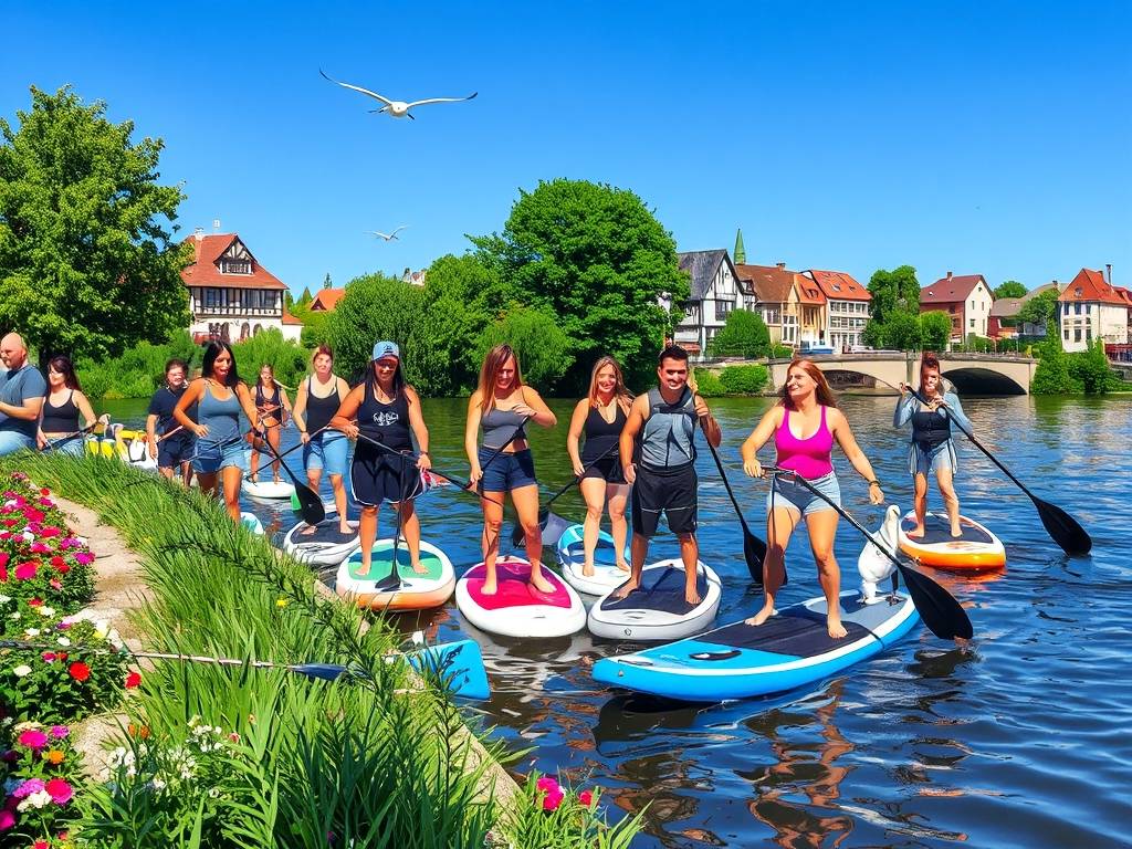 Elbe River Stand-Up Paddleboarding Tours: Try a New Activity