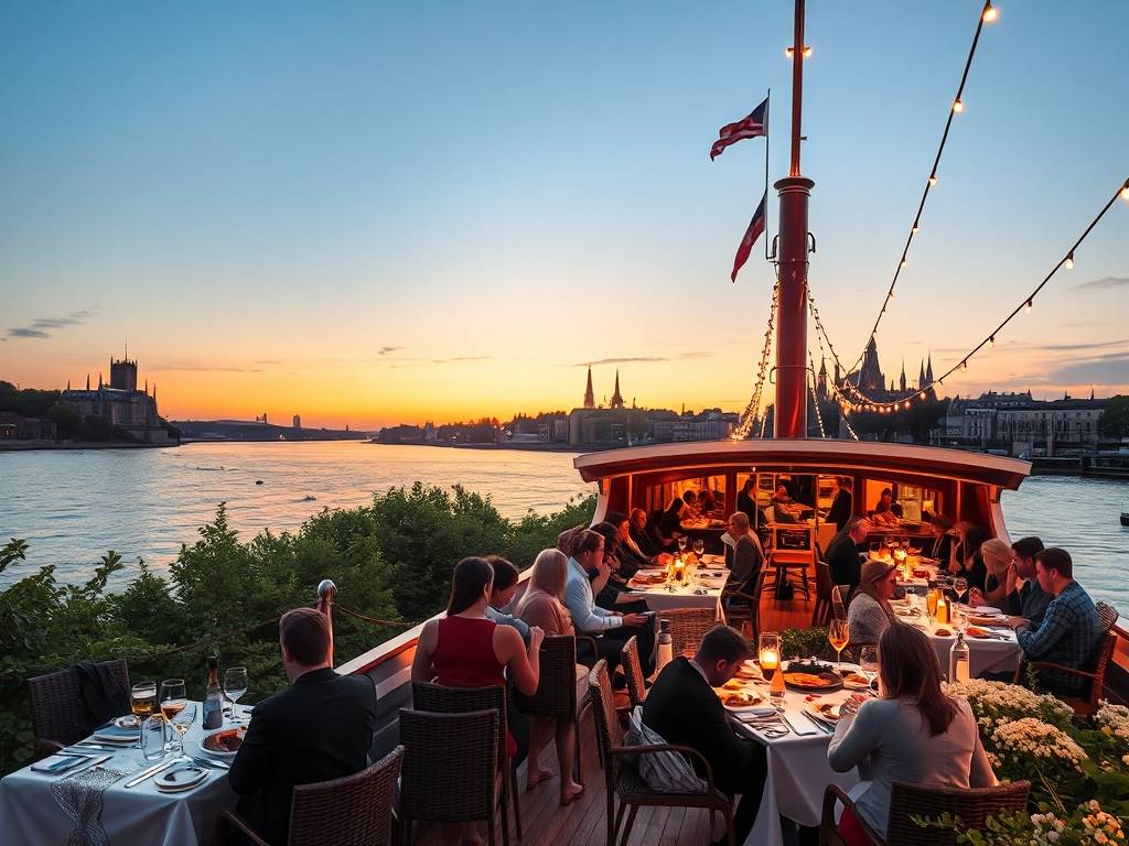 Elbe River Dinner Cruises: Enjoy a Meal with Views(1)