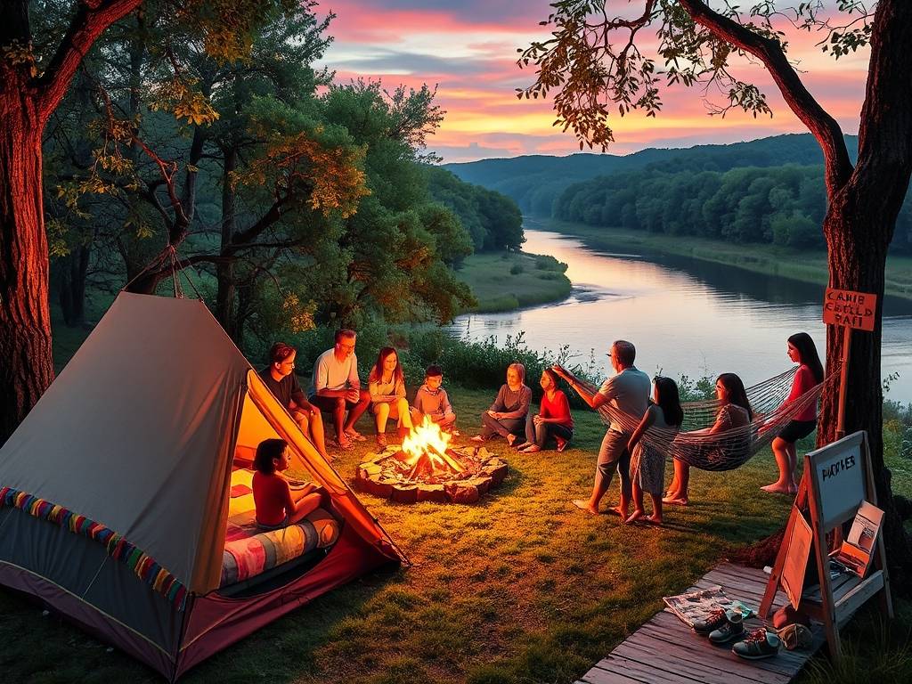 Elbe River Family Camps: Bond with Your Loved Ones
