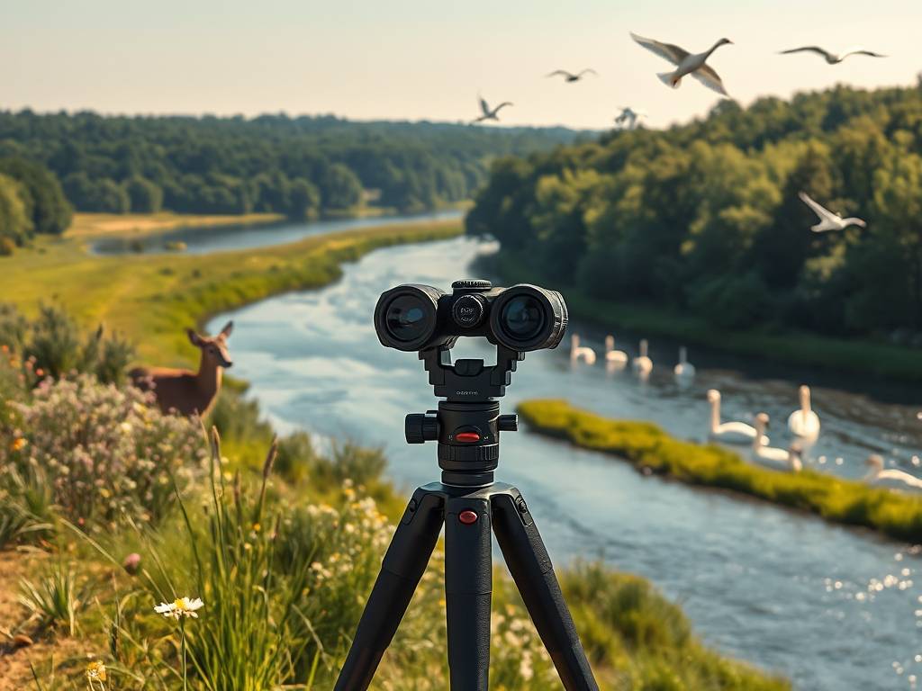 Elbe River Binoculars: Spot Wildlife from Afar(1)
