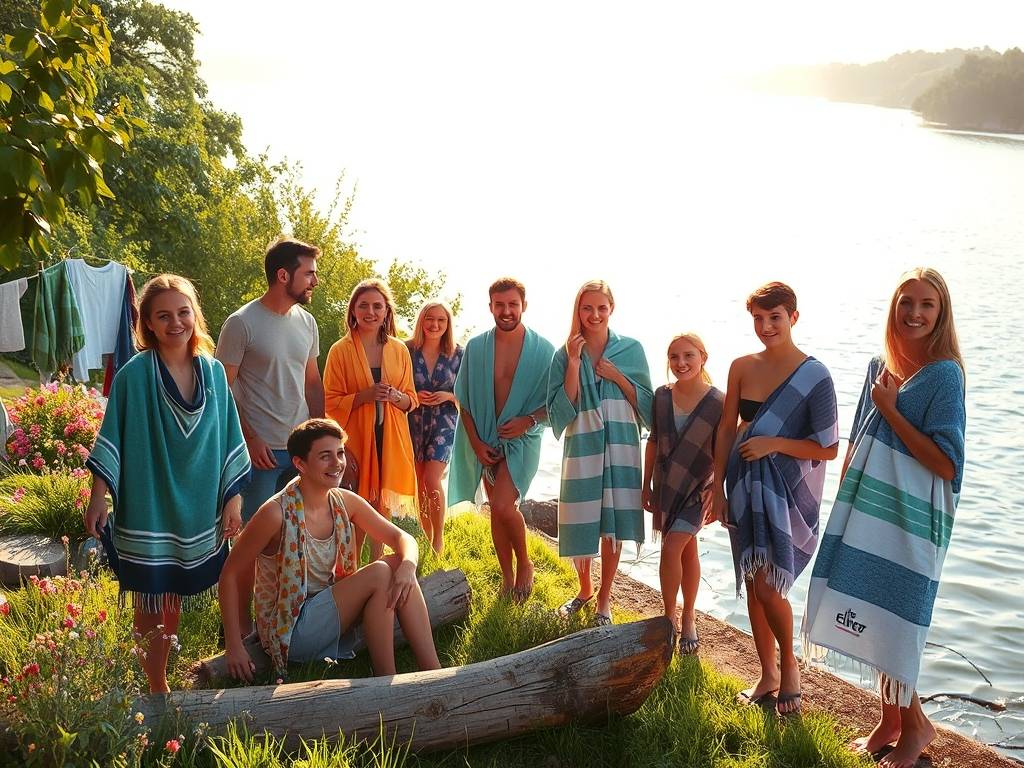 Elbe River Towels: Dry Off After Water Activities