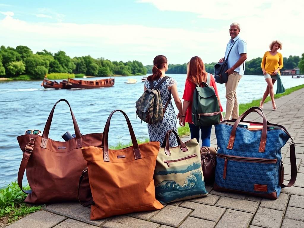 Elbe River Bags: Tote Bags & Backpacks Near the Water