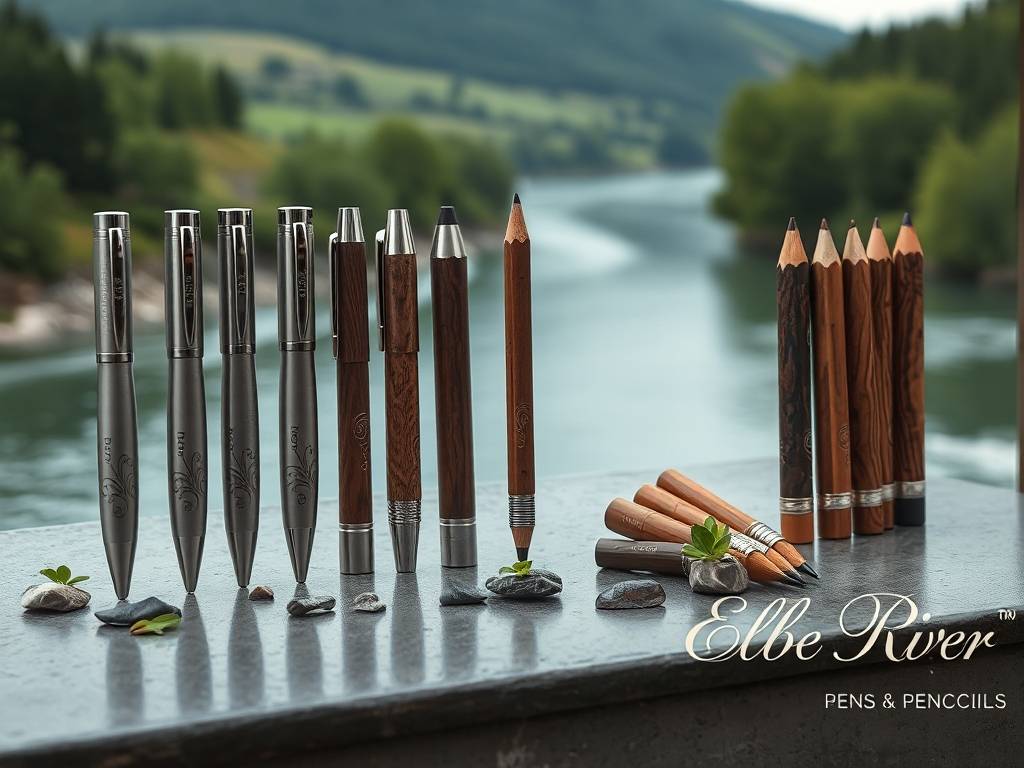 Elbe River Pens & Pencils: Writing Tools with River Logos(1)