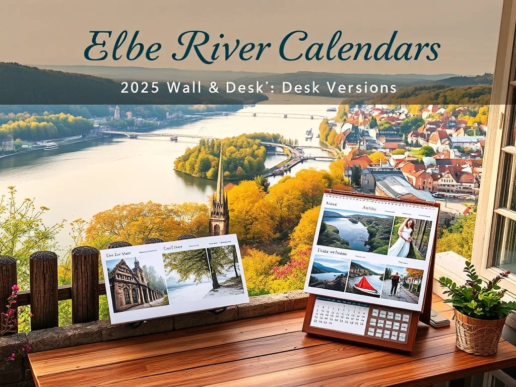 Elbe River Calendars: 2025 Wall & Desk Versions