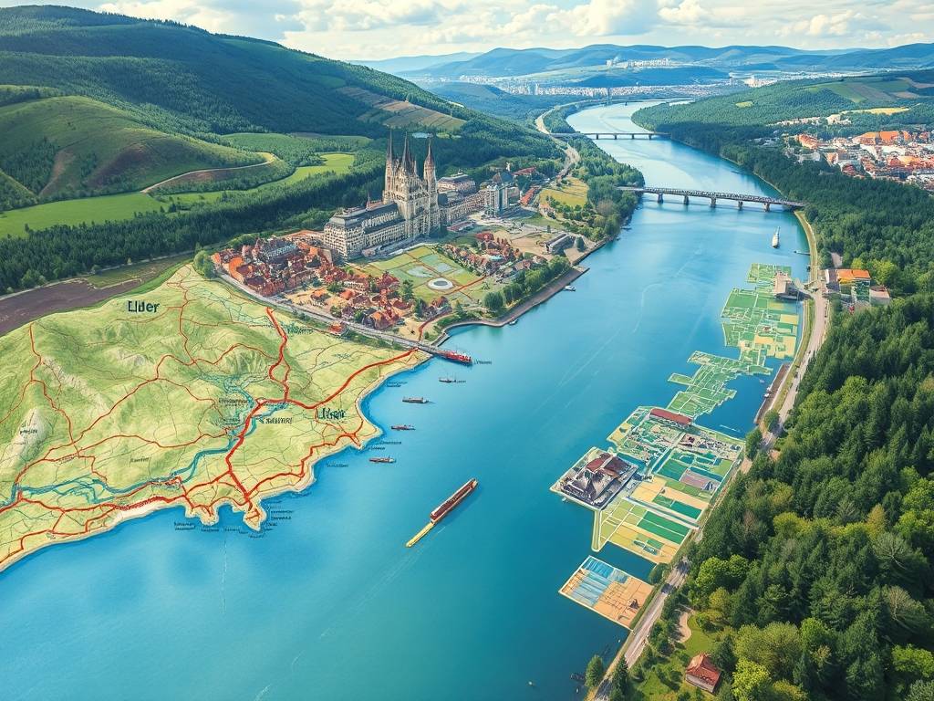 Elbe River Maps: Printable & Digital Versions(1)