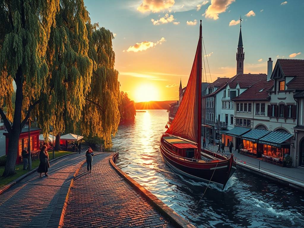 Elbe River Postcards: Send a Memento Home