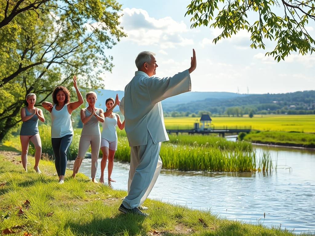 Elbe River Tai Chi Classes: Relax & Exercise Outdoors