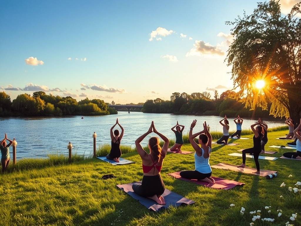 Elbe River Yoga Spots: Practice Outdoors by the Water