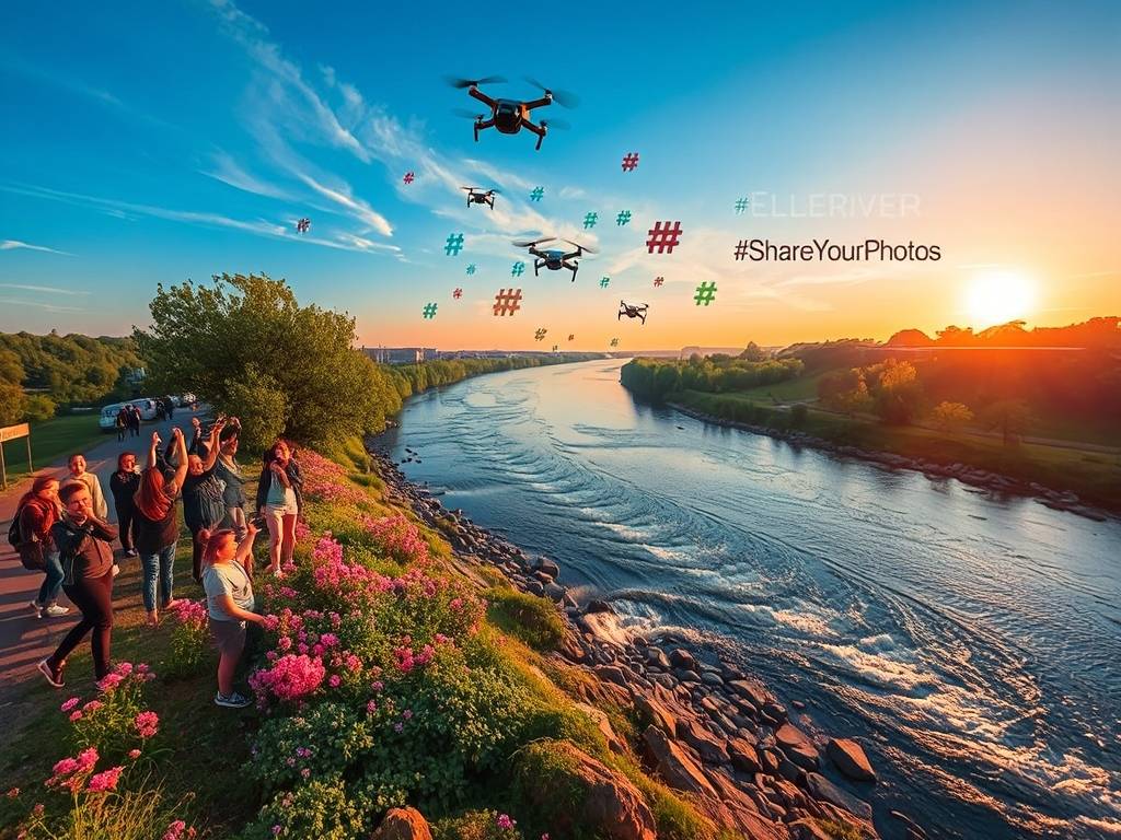 Elbe River Social Media Hashtags: Share Your Photos