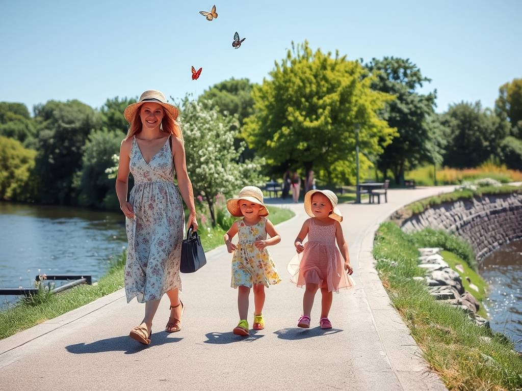 Elbe River Stroller-Friendly Paths: Easy Walks with Kids