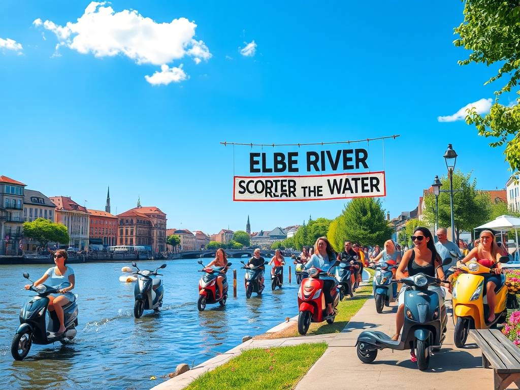 Elbe River Scooter Rentals: Zip Around Near the Water(1)