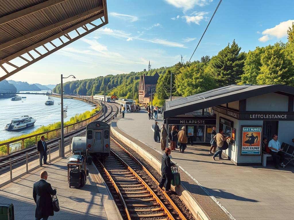Elbe River Train Stations: Closest Stops to the Waterway