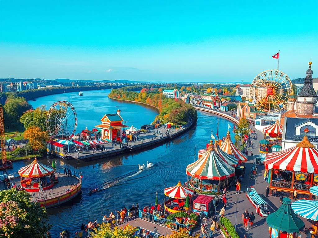 Elbe River Amusement Parks: Rides with River Views(1)
