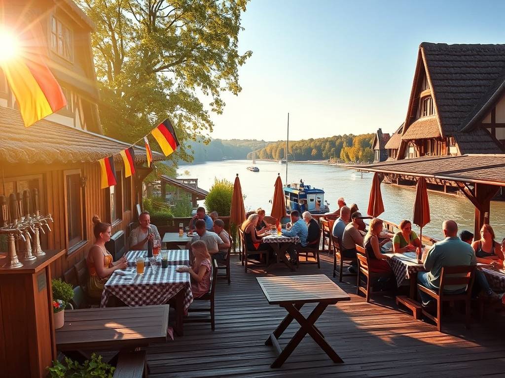 Elbe River Beer Gardens: Relax with a Pint by the River