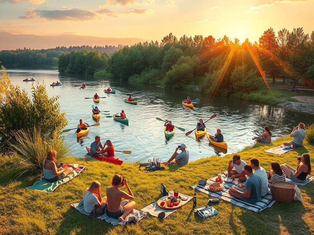 Elbe River Summer Activities: Kayaking, Picnics & More