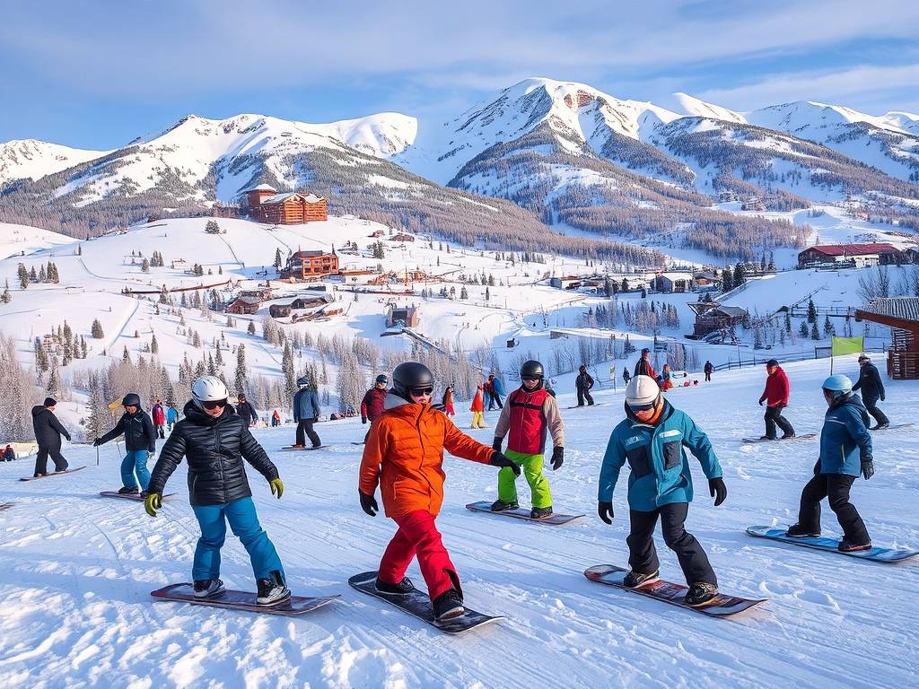 US Travel: Snowboarding in Colorado’s Vail Ski Resort(1)