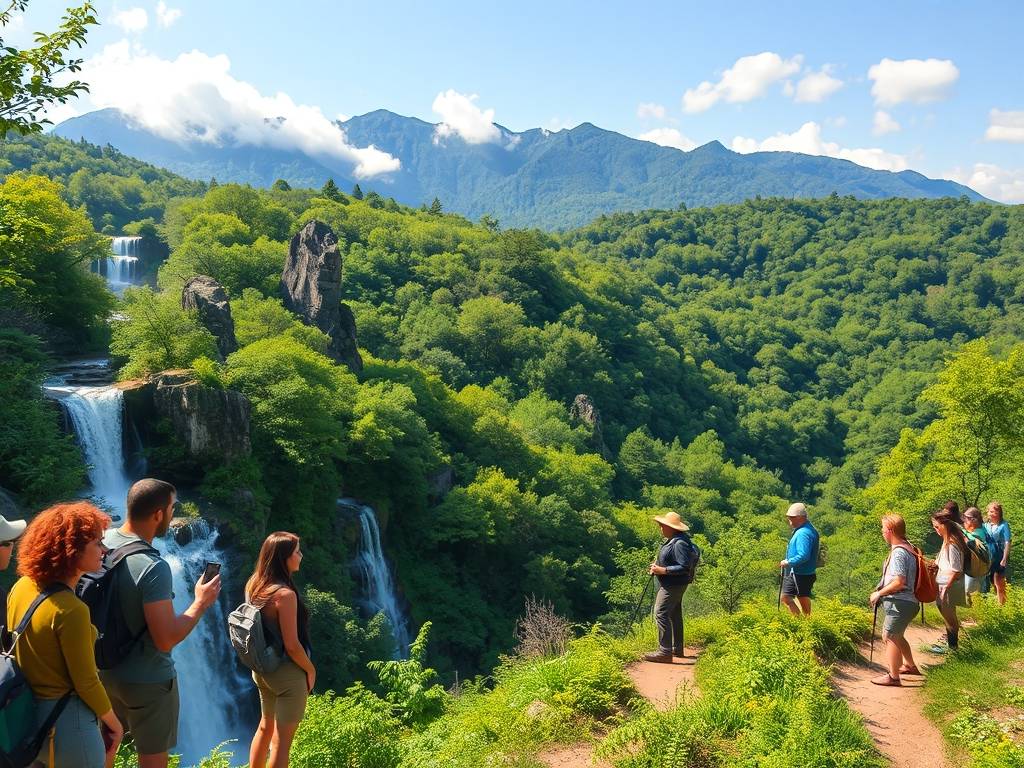 US Travel: Waterfall Chasing in North Carolina’s Blue Ridge Mountains