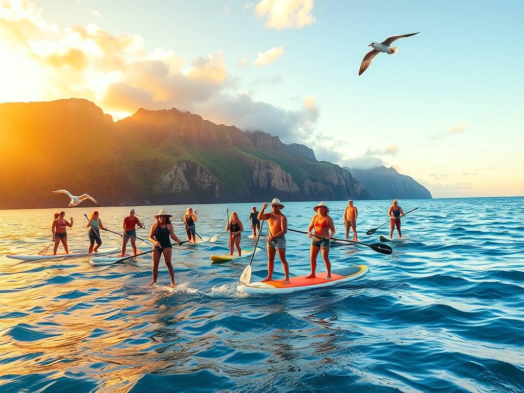 US Travel: Stand-Up Paddleboarding in Hawaii’s Oahu Coast